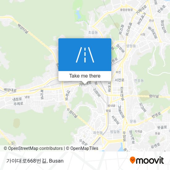 가야대로668번길 map