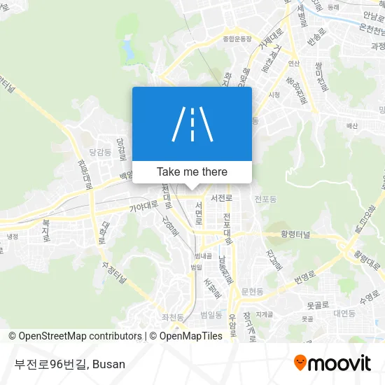부전로96번길 map