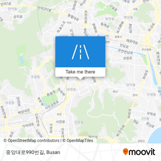 중앙대로990번길 map