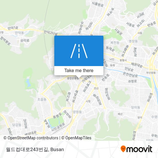 월드컵대로243번길 map