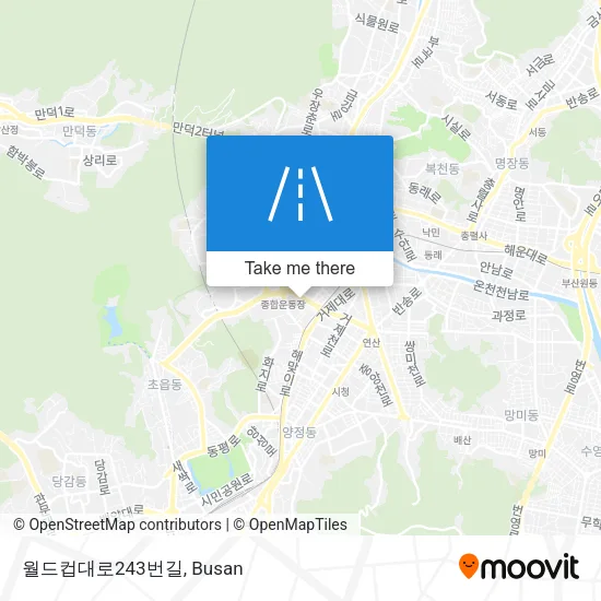 월드컵대로243번길 map