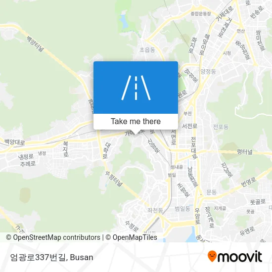 엄광로337번길 map
