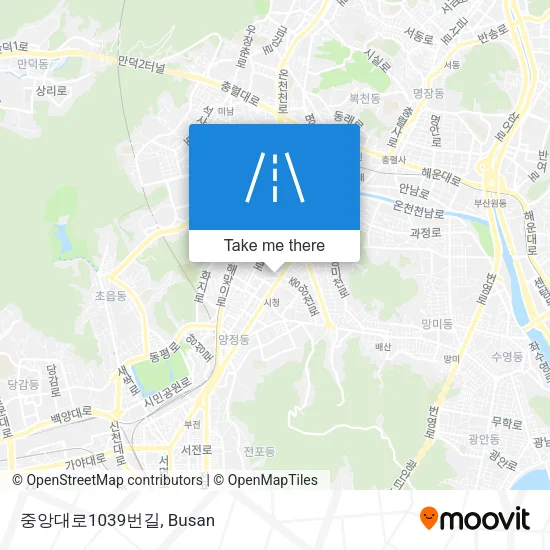중앙대로1039번길 map