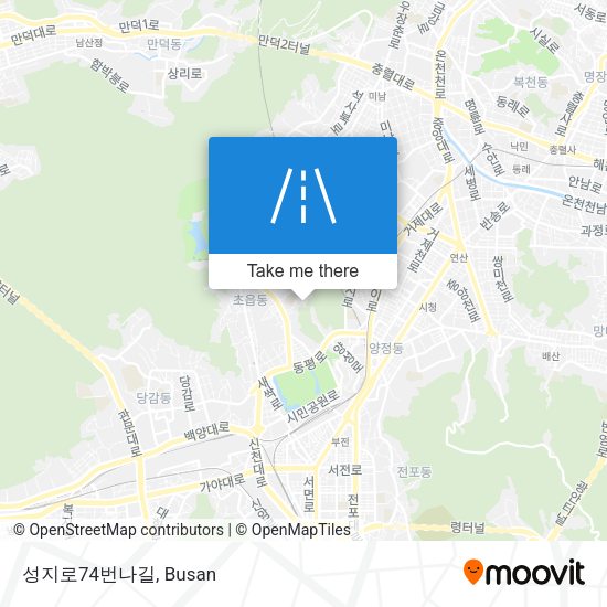 성지로74번나길 map