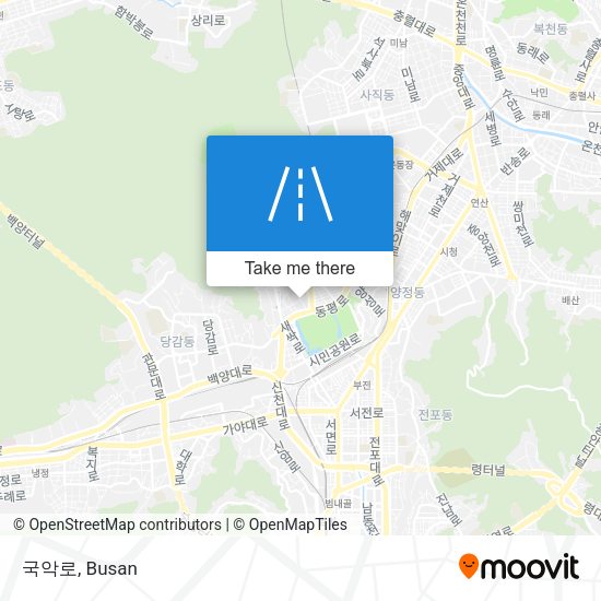 국악로 map