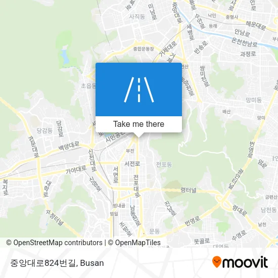중앙대로824번길 map