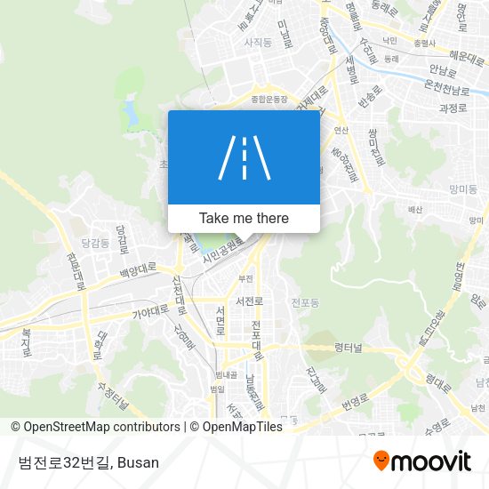 범전로32번길 map