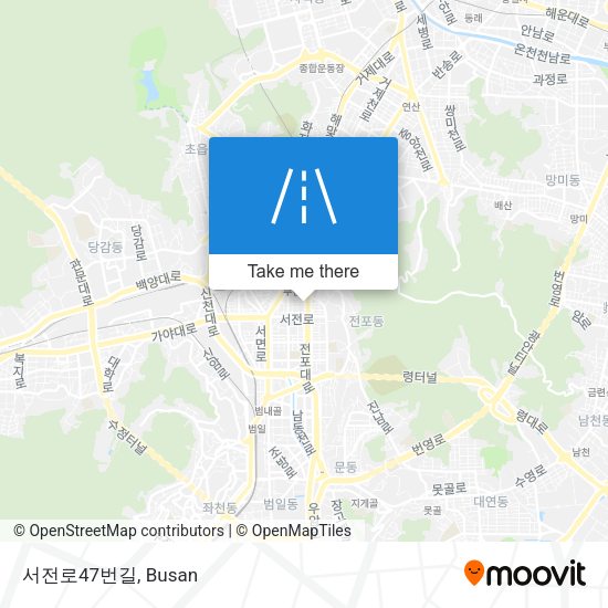 서전로47번길 map