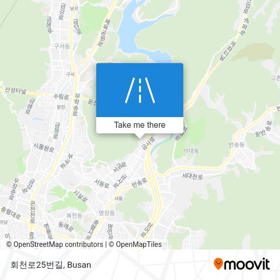 회천로25번길 map