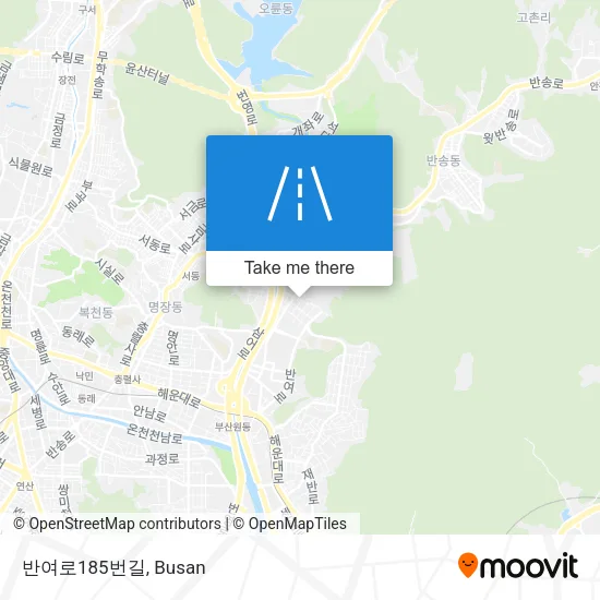 반여로185번길 map