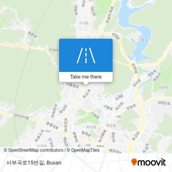 서부곡로15번길 map