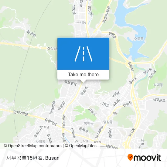 서부곡로15번길 map