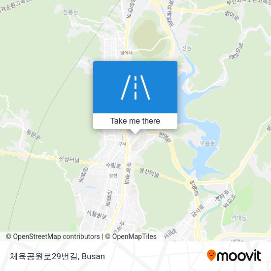 체육공원로29번길 map