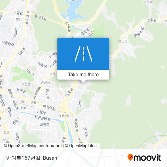 반여로167번길 map