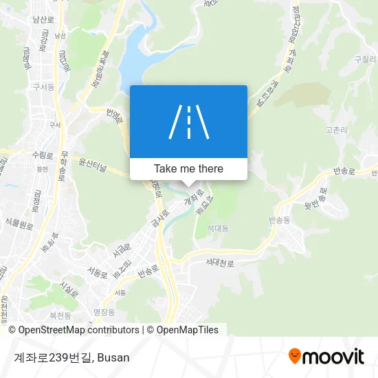 계좌로239번길 map
