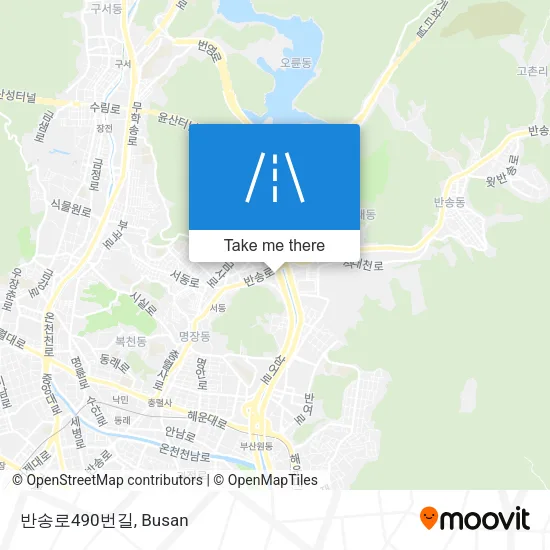 반송로490번길 map