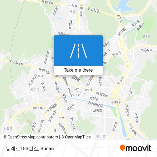 동래로183번길 map