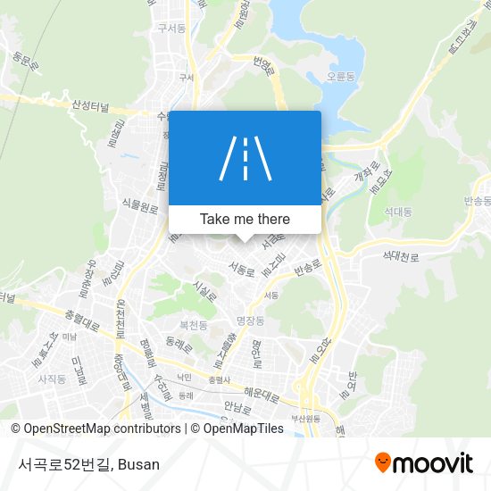 서곡로52번길 map