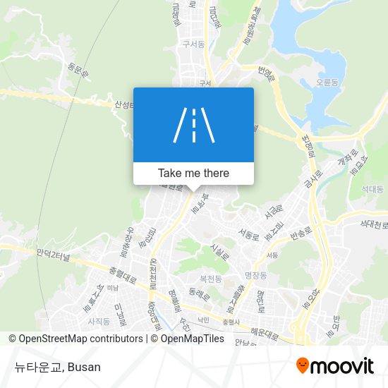 뉴타운교 map