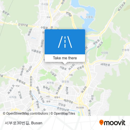 서부로30번길 map