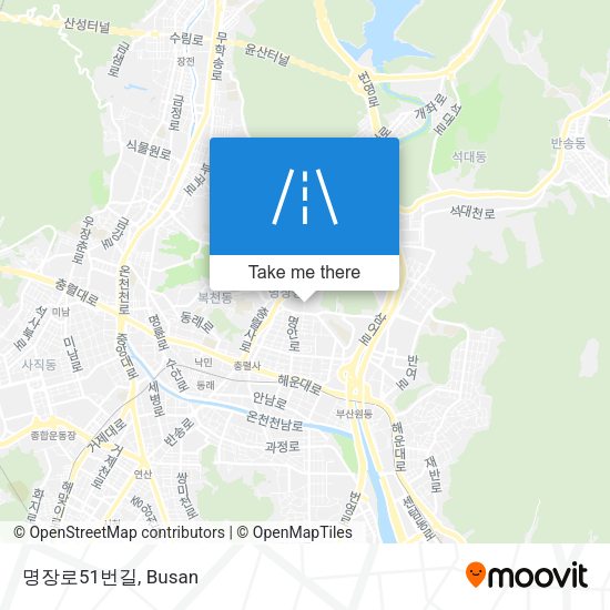 명장로51번길 map