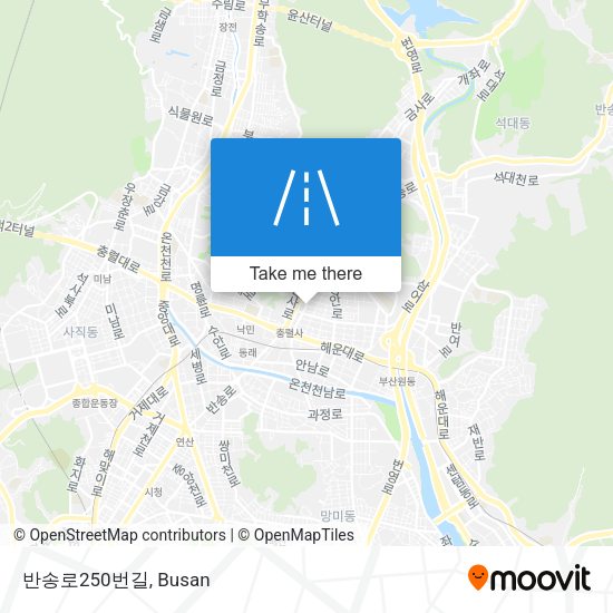 반송로250번길 map