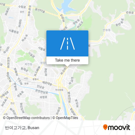 반여고가교 map