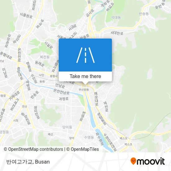 반여고가교 map