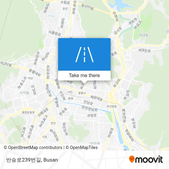 반송로239번길 map