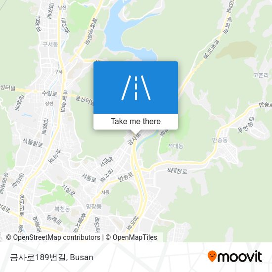 금사로189번길 map