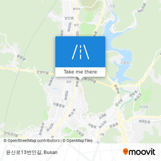 윤산로13번안길 map