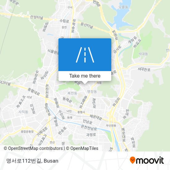 명서로112번길 map