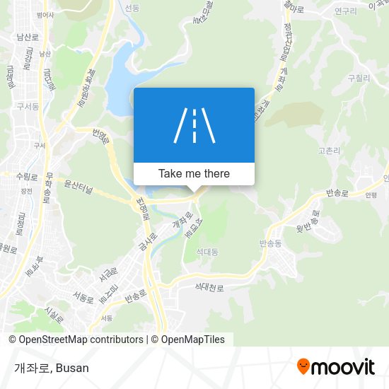 개좌로 map