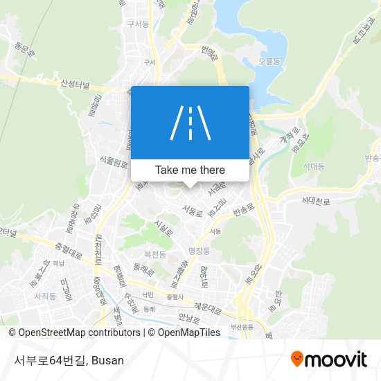 서부로64번길 map