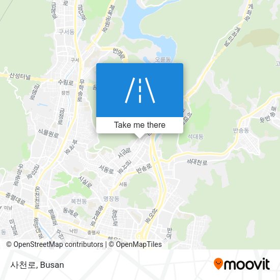 사천로 map