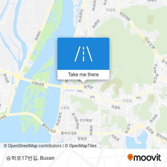 승학로17번길 map