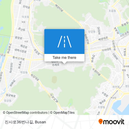 진사로36번나길 map
