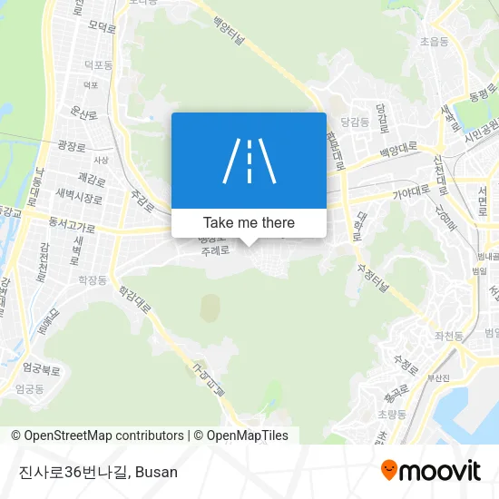 진사로36번나길 map