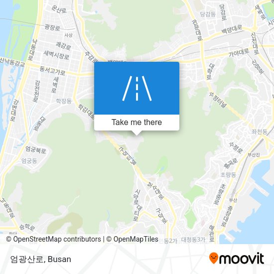 엄광산로 map