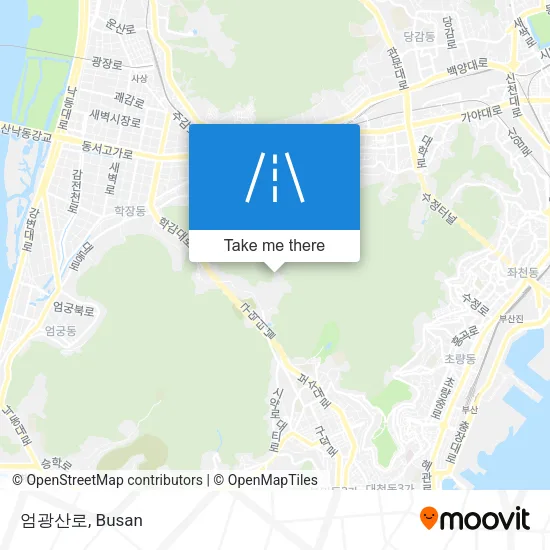 엄광산로 map