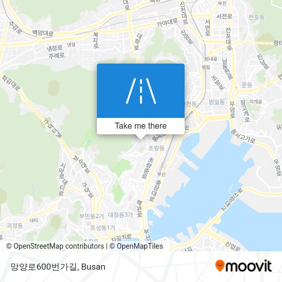 망양로600번가길 map