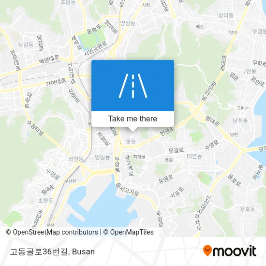 고동골로36번길 map