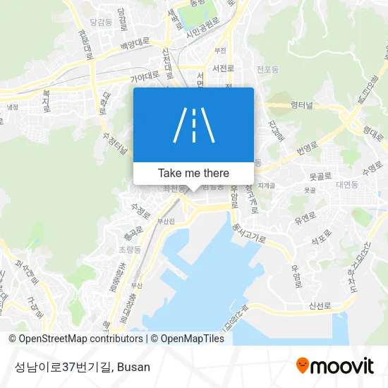 성남이로37번기길 map