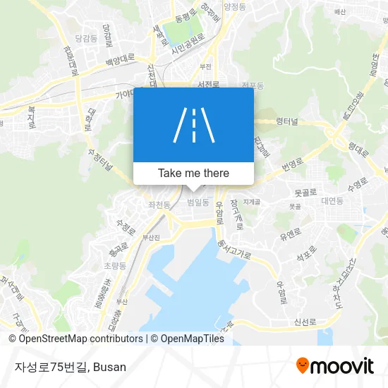 자성로75번길 map
