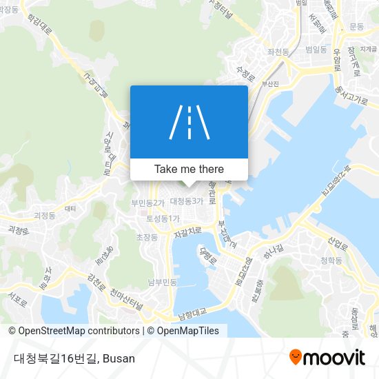 대청북길16번길 map