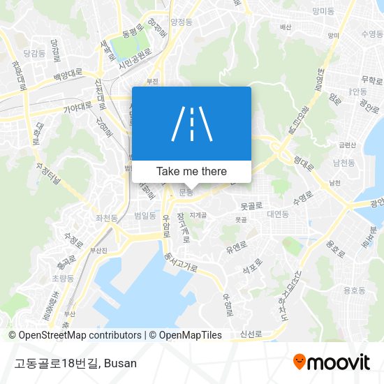 고동골로18번길 map