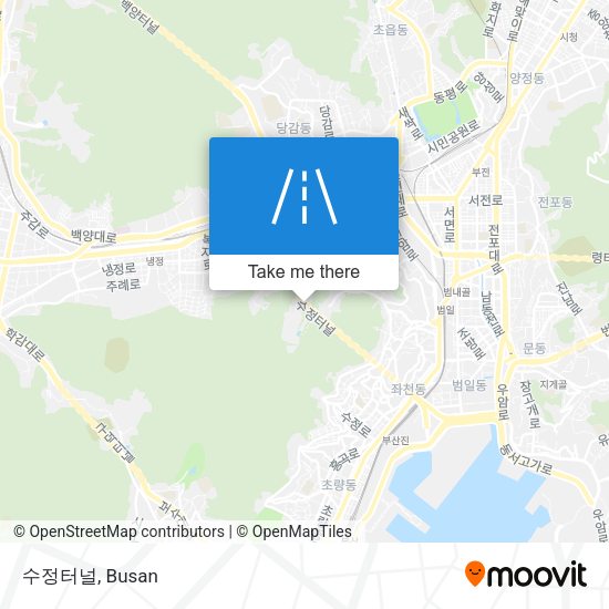 수정터널 map