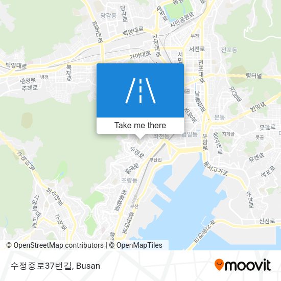 수정중로37번길 map