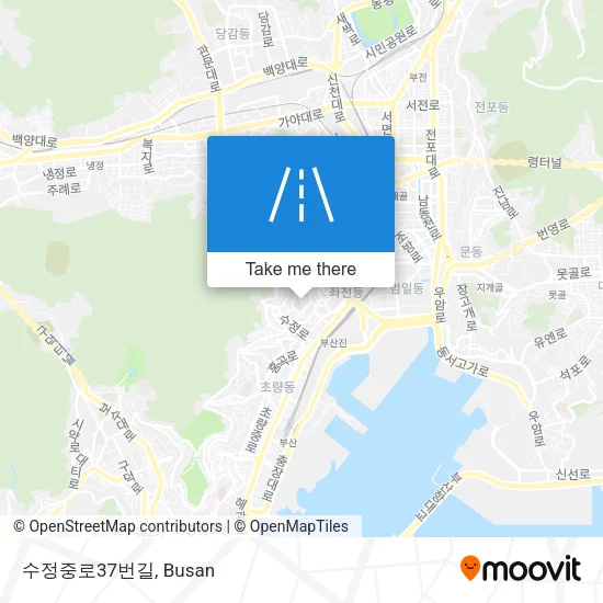 수정중로37번길 map