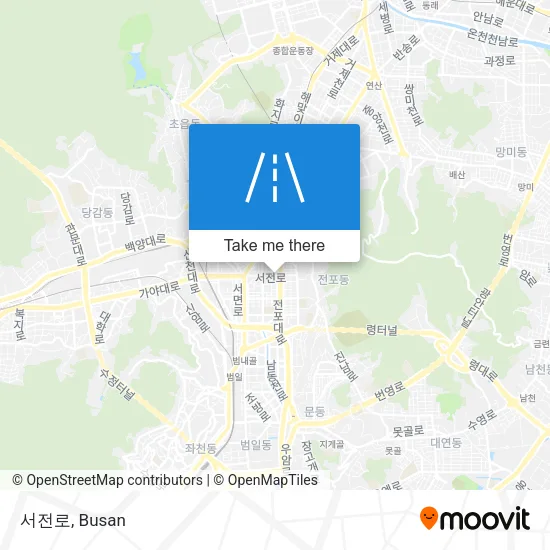 서전로 map